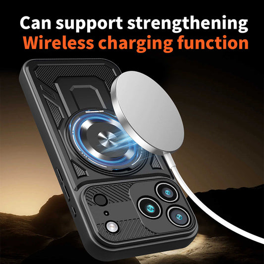 Case for Apple iPhone 17 Pro Max, Techsuit, RuggedCam, Purple