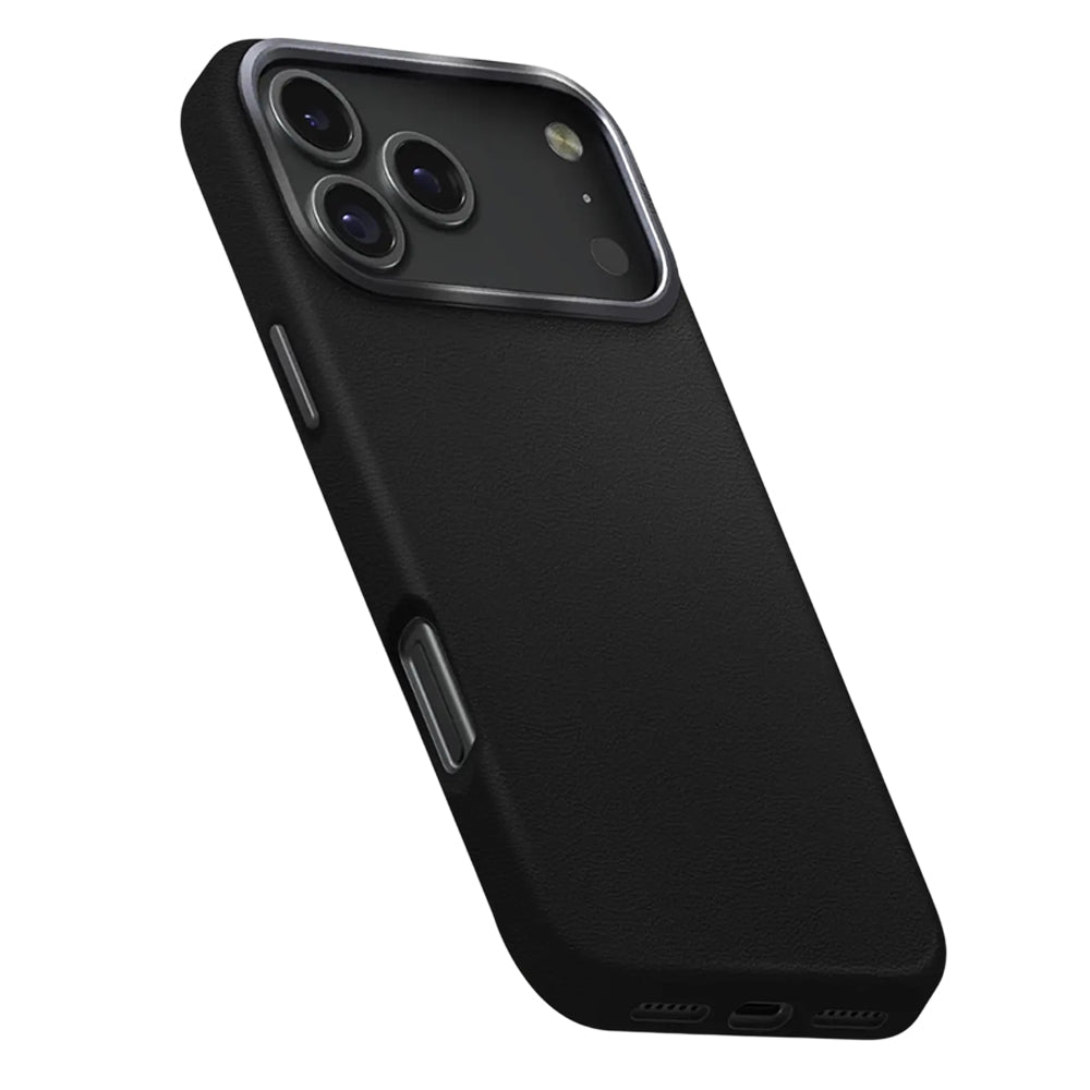 Puzdro pre Apple iPhone 17 Pro Max, UNIQ, Lyden Leatherette, Čierne