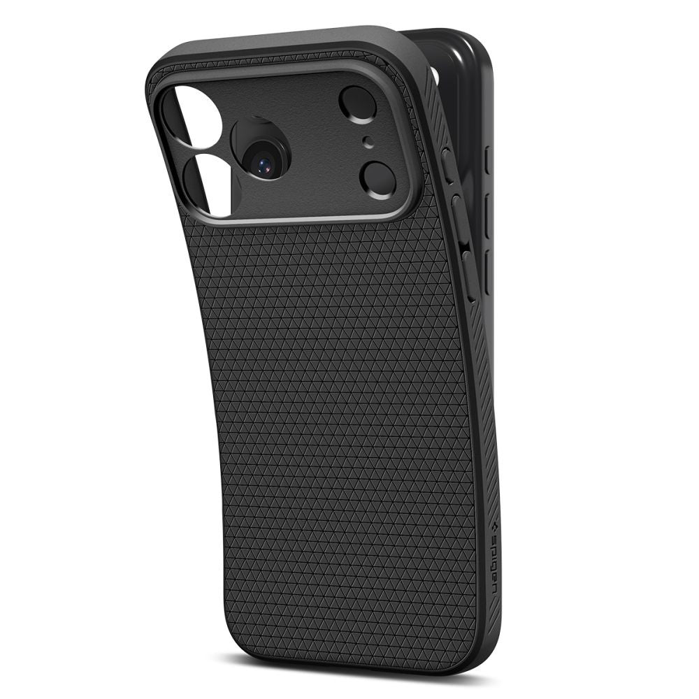 Puzdro pre Apple iPhone 17 Pro, Spigen, Liquid Air, Matná Čierna ACS10331