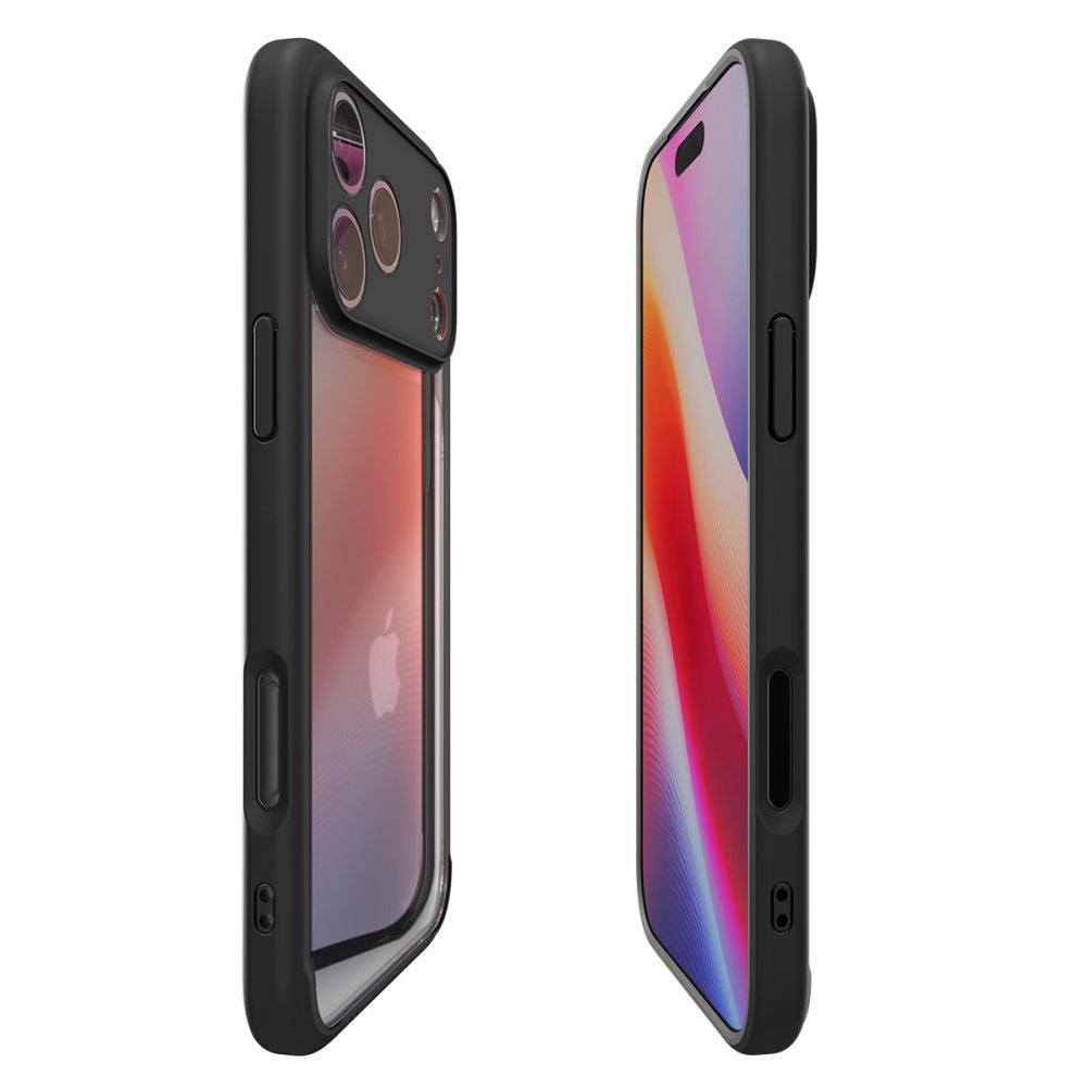 Puzdro pre Apple iPhone 17 Pro, Spigen, Ultra Hybrid, Matná Čierna ACS10343