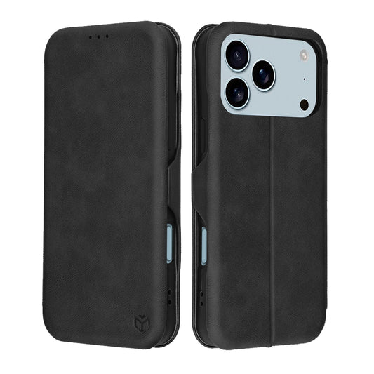 Puzdro pre Apple iPhone 17 Pro, Techsuit, Safe Wallet Plus, Čierne