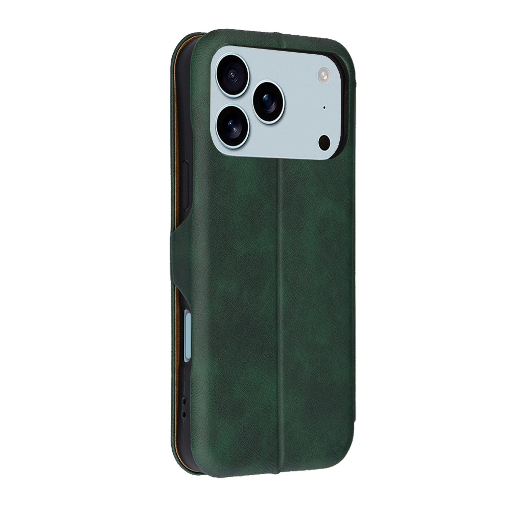 Puzdro pre Apple iPhone 17 Pro, Techsuit, Safe Wallet Plus, Zelená