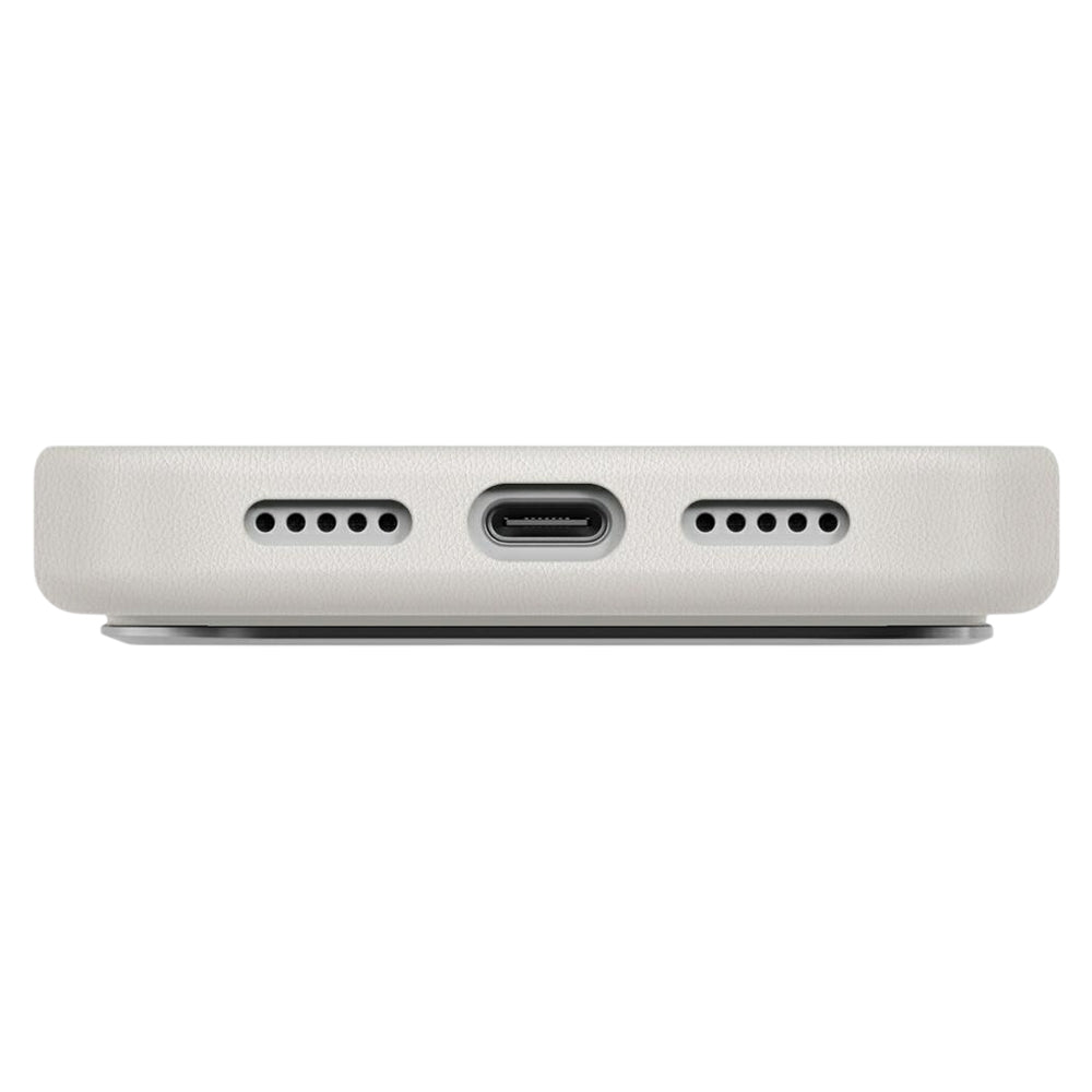 Puzdro pre Apple iPhone 17 Pro, UNIQ, Lyden Leatherette, Sivé