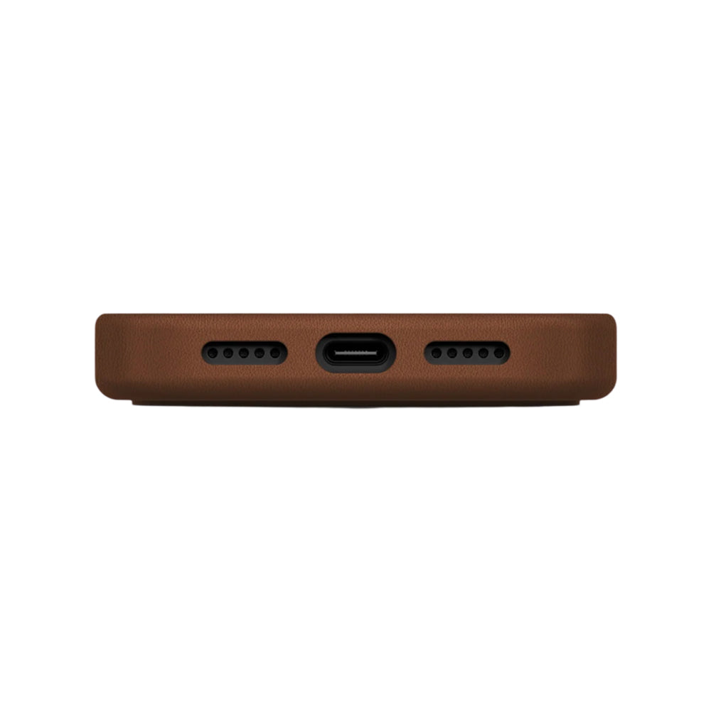Puzdro pre Apple iPhone 17 Pro, UNIQ, Lyden Leatherette, Hnedé