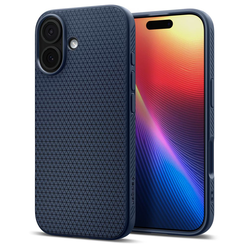 Puzdro pre Apple iPhone 17, Spigen, Liquid Air, Námornícka modrá ACS10370