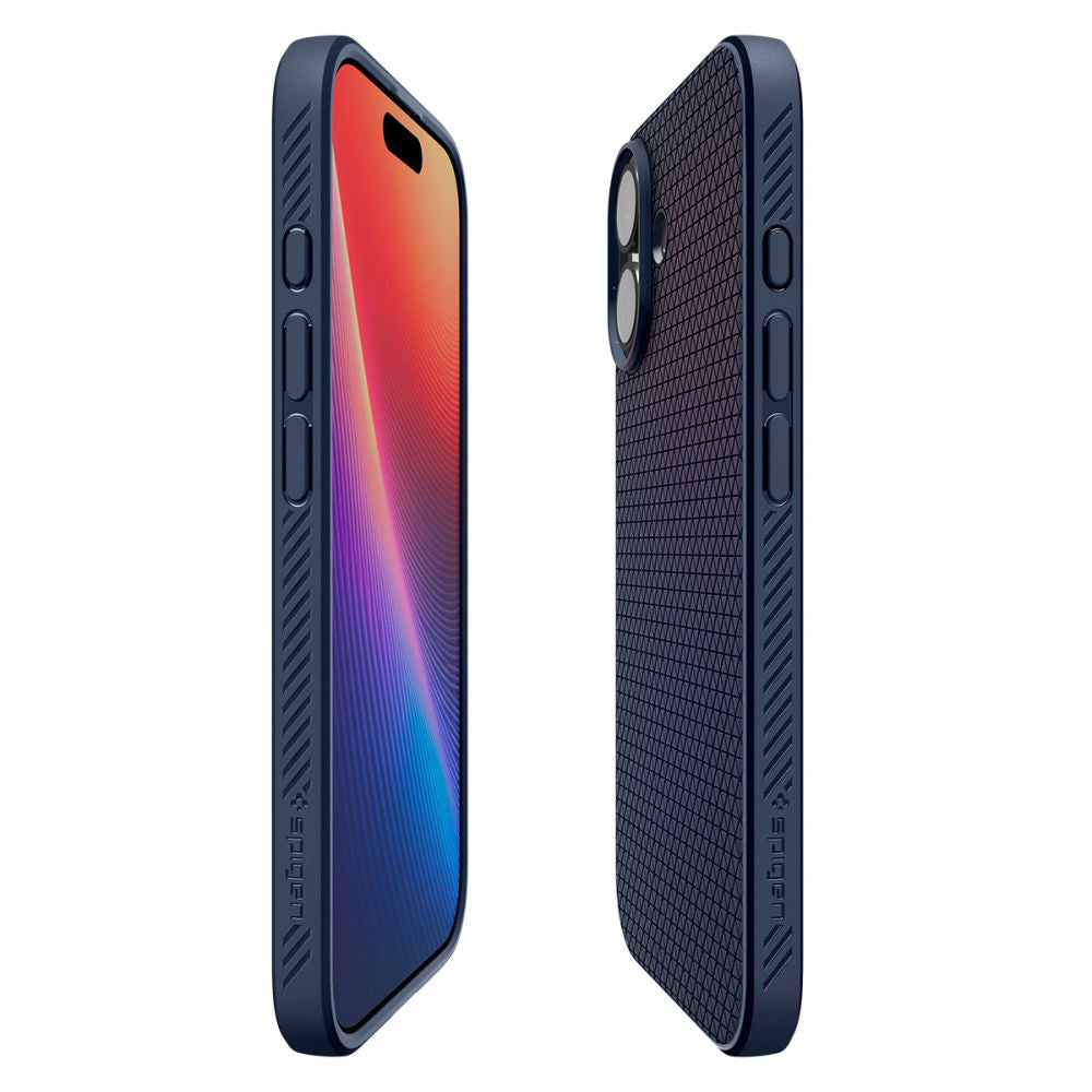 Puzdro pre Apple iPhone 17, Spigen, Liquid Air, Námornícka modrá ACS10370