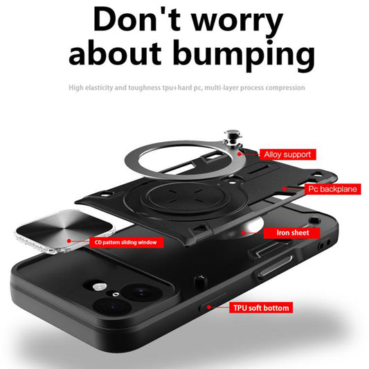 Puzdro pre Apple iPhone 17, Techsuit, CamGuard Pro, Ružovo Zlaté