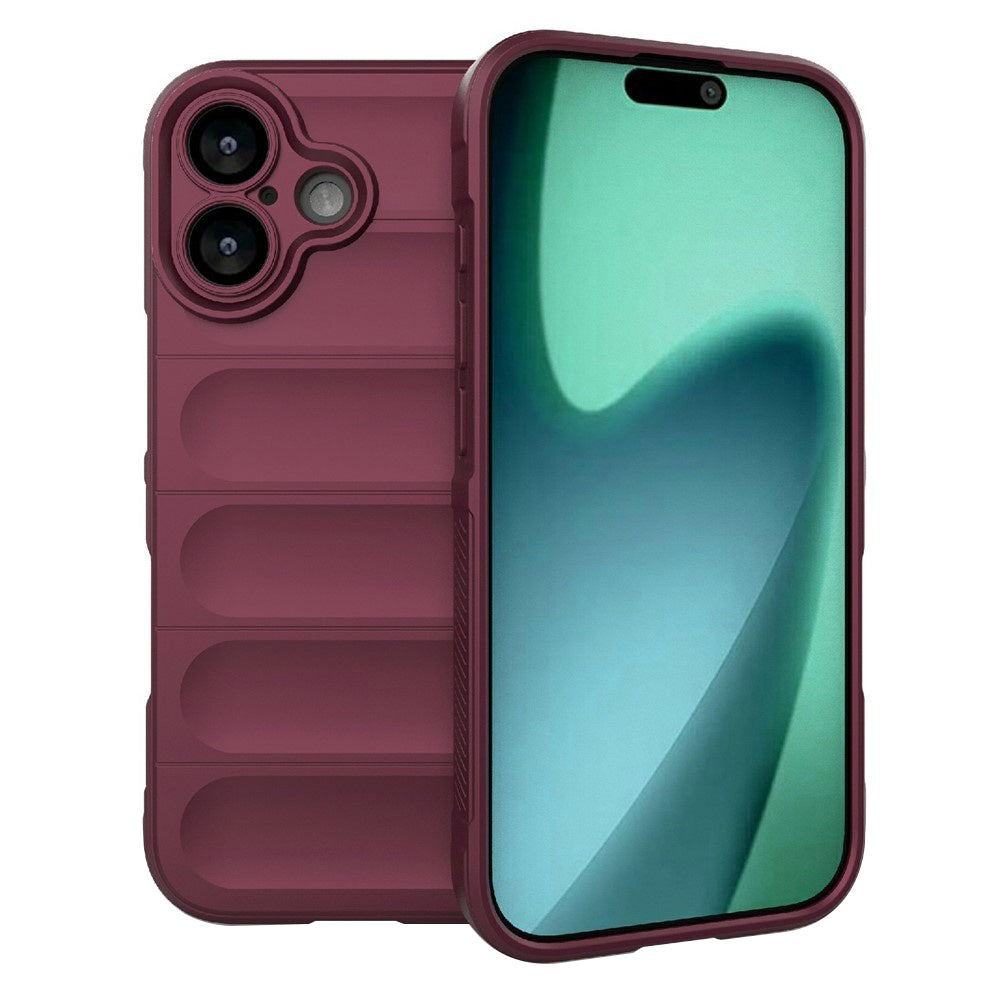 Puzdro pre Apple iPhone 17, Techsuit, Magic Shield, Višňová