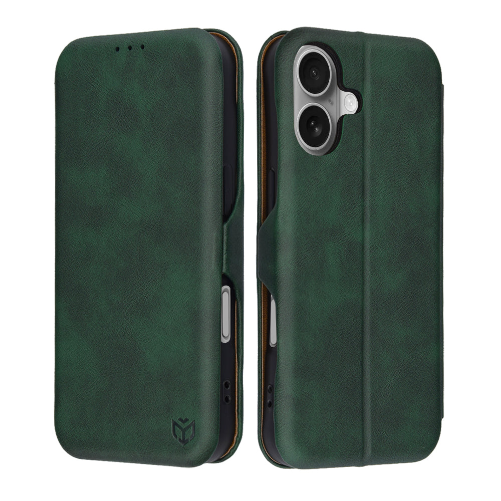 Puzdro pre Apple iPhone 17, Techsuit, Safe Wallet Plus, Zelená