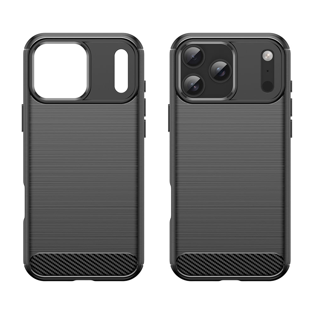 Puzdro pre Apple iPhone 18 Pro / 17 Pro, Techsuit, Karbón, Čierne