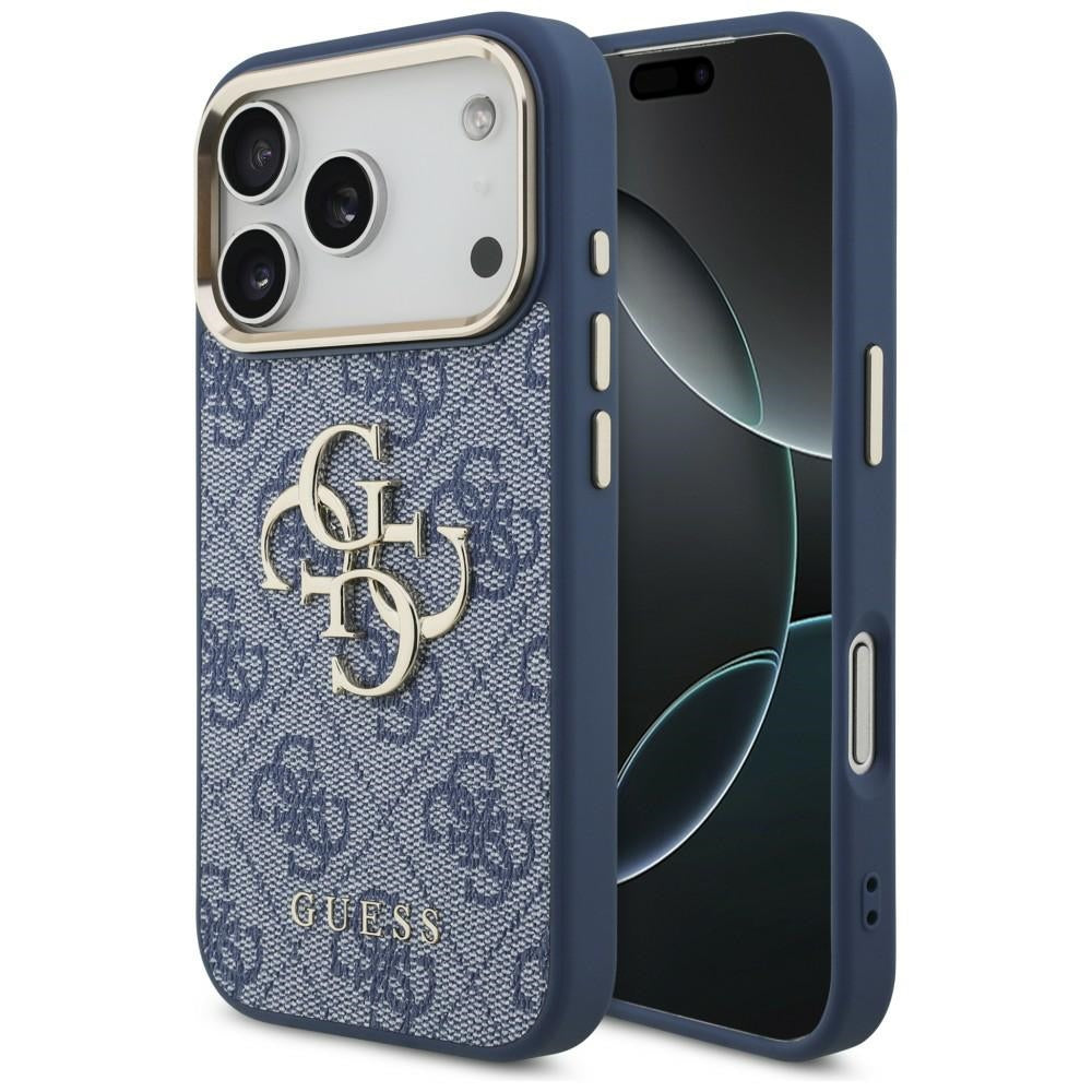 Puzdro pre Apple iPhone 18 Pro Max / 17 Pro Max, Guess, 4G Big Classic Logo, Modrá