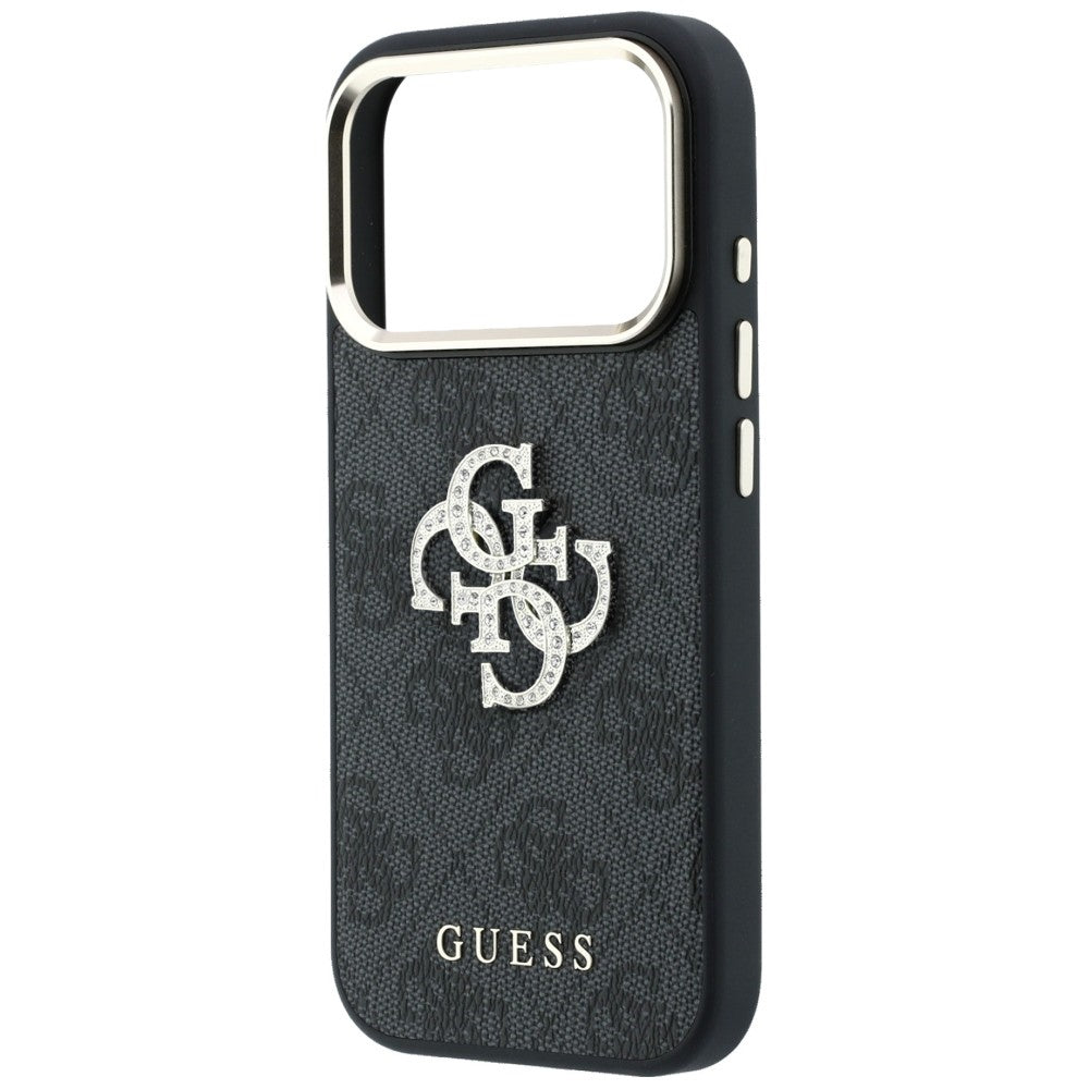 Puzdro pre Apple iPhone 18 Pro Max / 17 Pro Max, Guess, 4G Big Strass Logo, Čierne