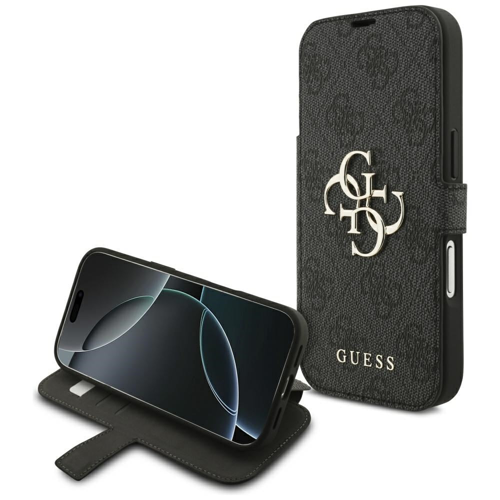 Puzdro pre Apple iPhone 18 Pro Max / 17 Pro Max, Guess, 4G kovové logo, čierne