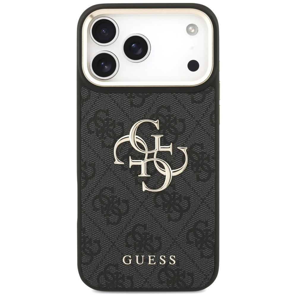 Puzdro Guess Big 4G Classic Logo & Big Strap Metal Buttons pre Apple iPhone 18 Pro Max / 17 Pro Max, čierne