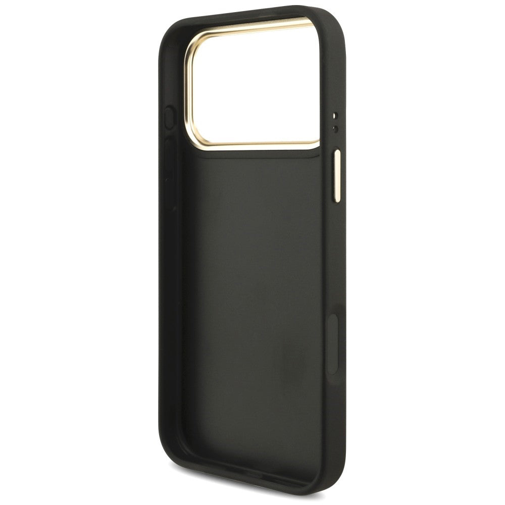 Puzdro Guess Big 4G Classic Logo & Big Strap Metal Buttons pre Apple iPhone 18 Pro Max / 17 Pro Max, čierne