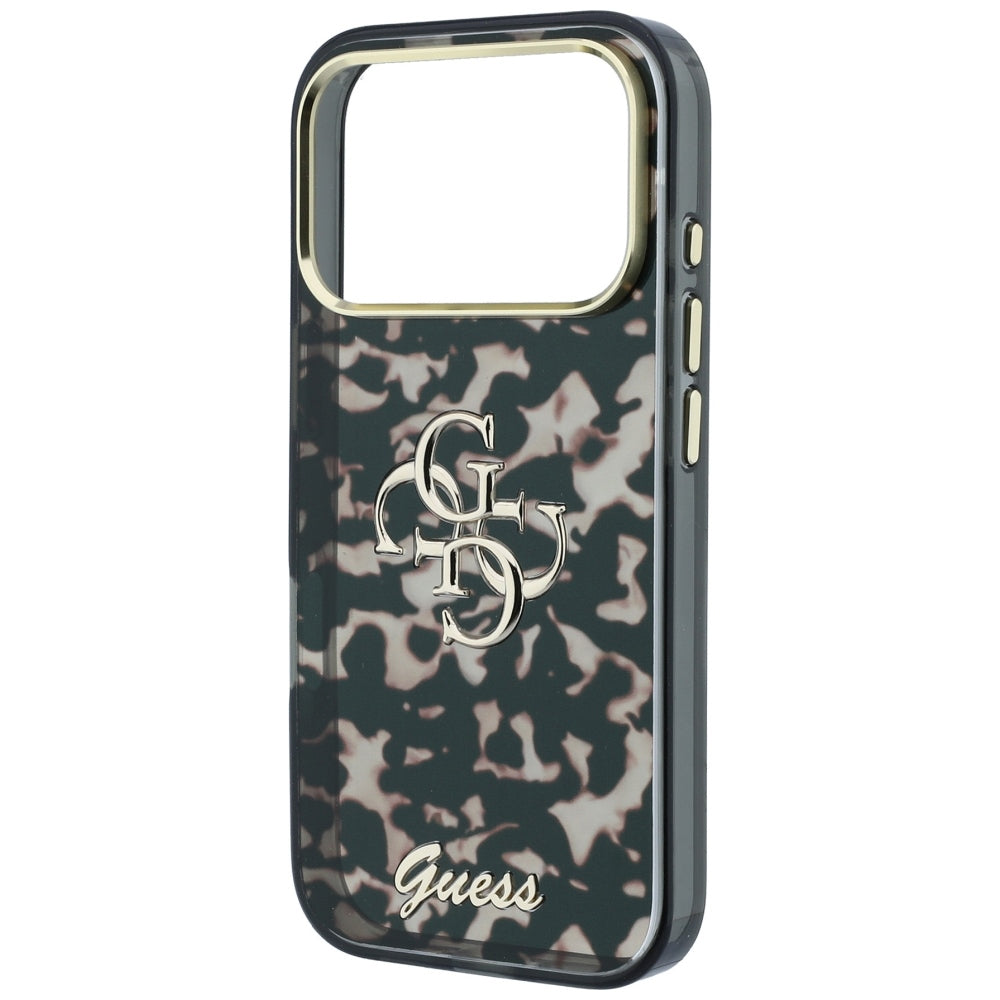 Puzdro pre Apple iPhone 18 Pro Max / 17 Pro Max, Guess, IML 4G Metal Script, Hnedé