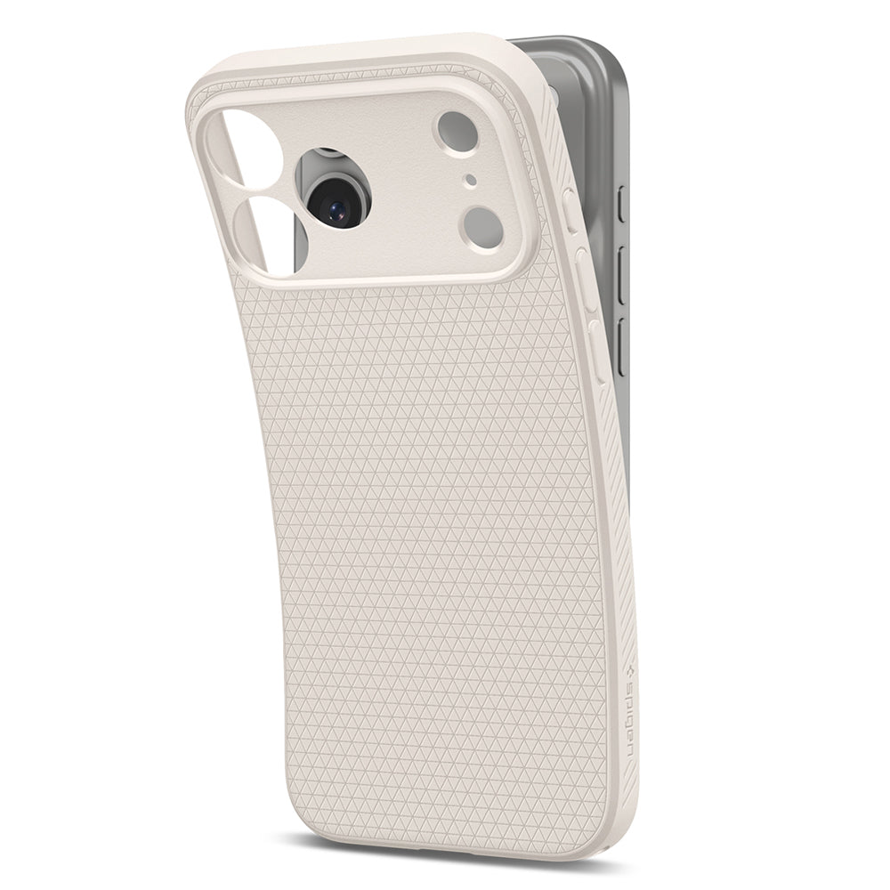 Puzdro pre Apple iPhone 18 Pro Max / 17 Pro Max, Spigen, Liquid Air, Béžová ACS12114