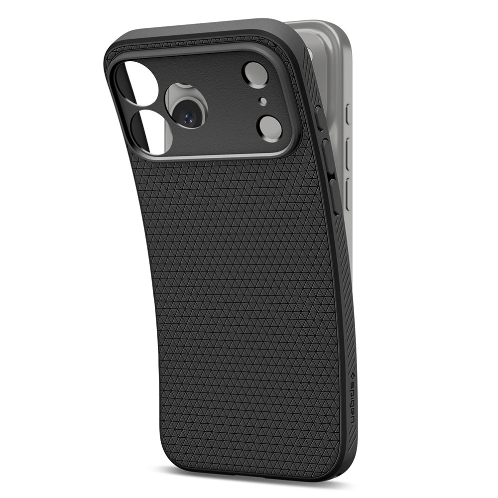 Puzdro pre Apple iPhone 18 Pro Max / 17 Pro Max, Spigen, Liquid Air, Matná čierna ACS12111