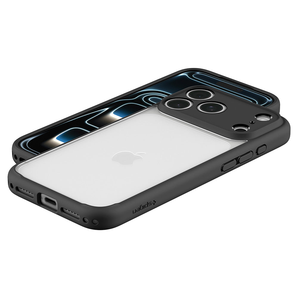 Puzdro pre Apple iPhone 18 Pro Max / 17 Pro Max, Spigen, Ultra Hybrid, Matná čierna ACS12117