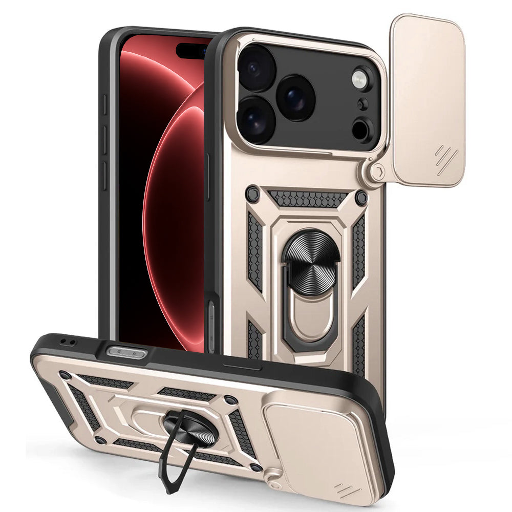 Puzdro pre Apple iPhone 18 Pro Max / 17 Pro Max, Techsuit, CamShield, Zlaté