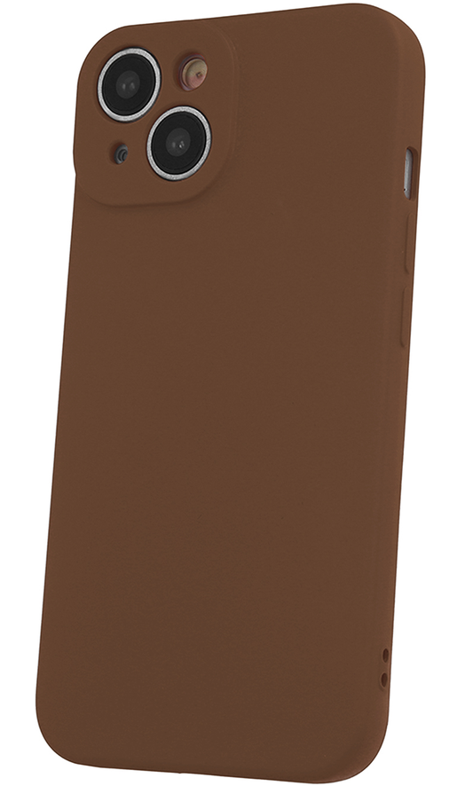 Puzdro pre Apple iPhone 18 Pro / 17 Pro, OEM, Silikón, Hnedé