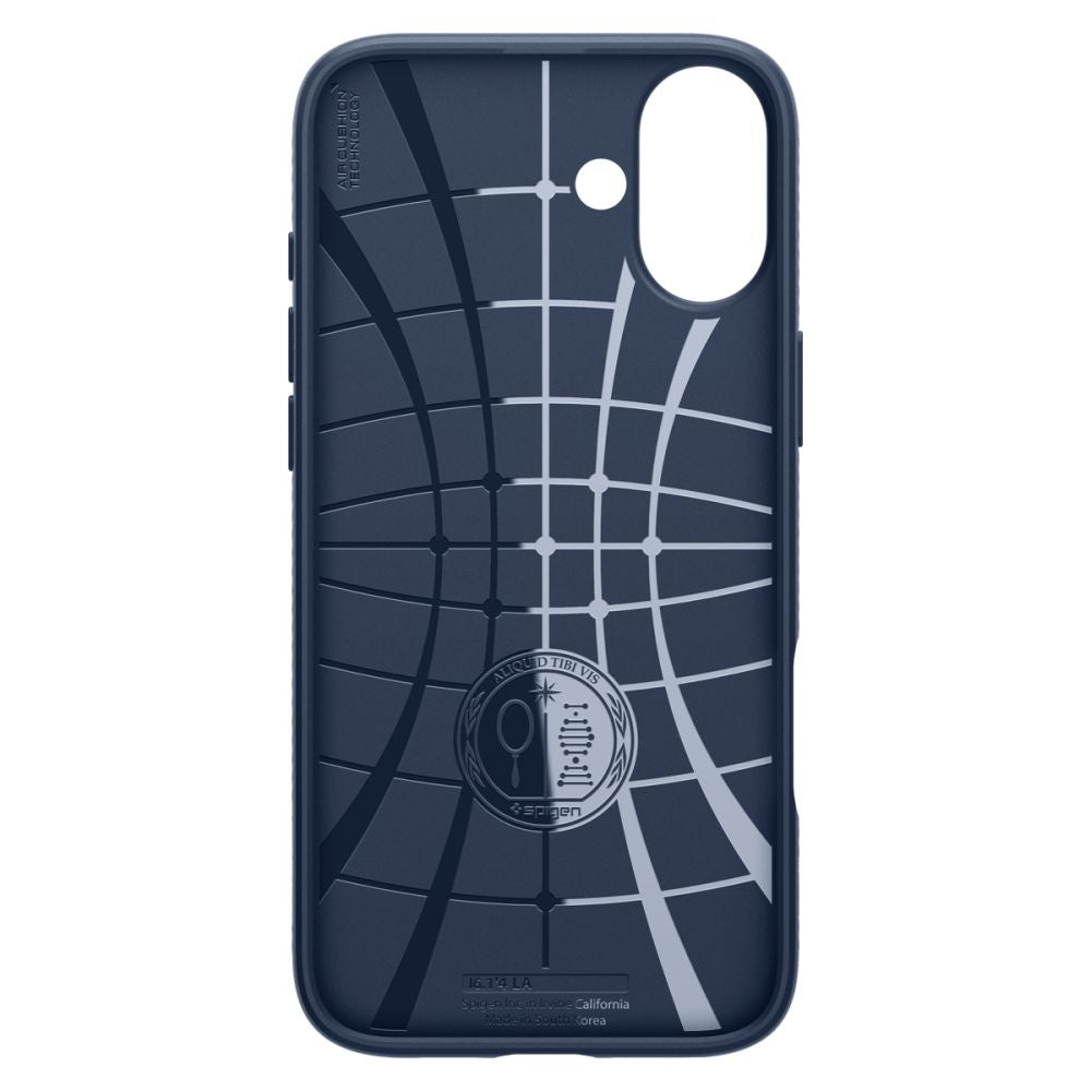 Case for Apple iPhone 16, Spigen, Liquid Air, Blue ACS08195