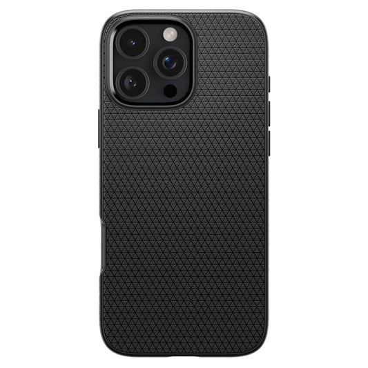 Puzdro pre Apple iPhone 16 Pro, Spigen, Liquid Air Matte, čierne ACS08117