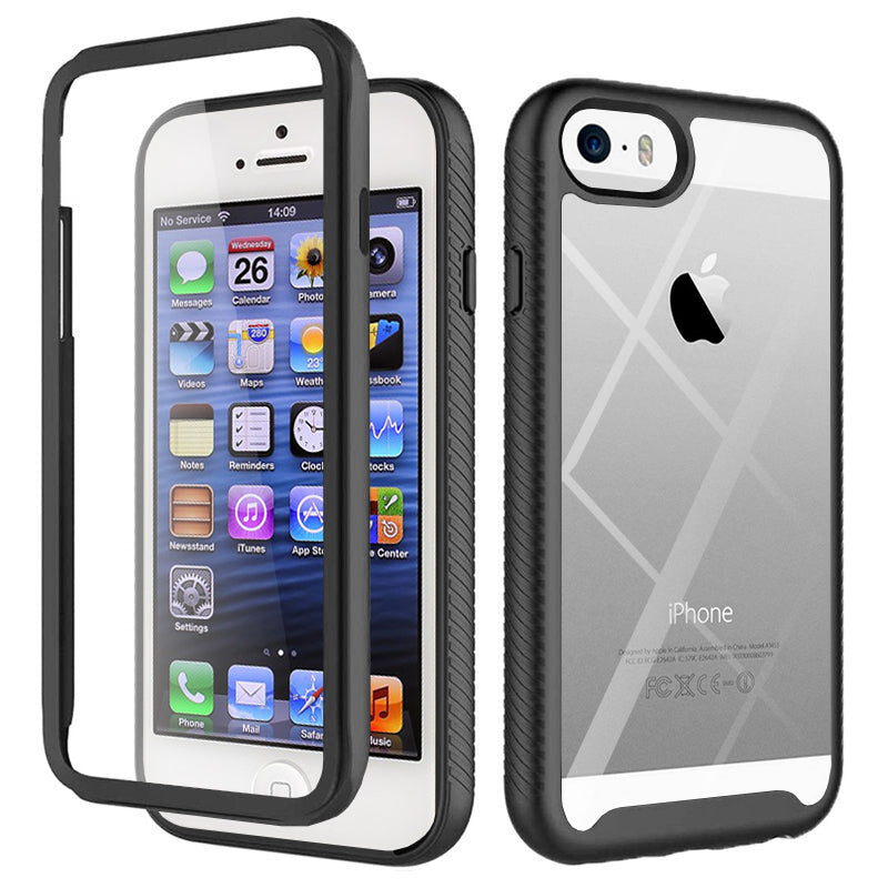 Puzdro pre Apple iPhone SE (2016) / 5 / 5s, Techsuit, Defense360 Pro, Čierne