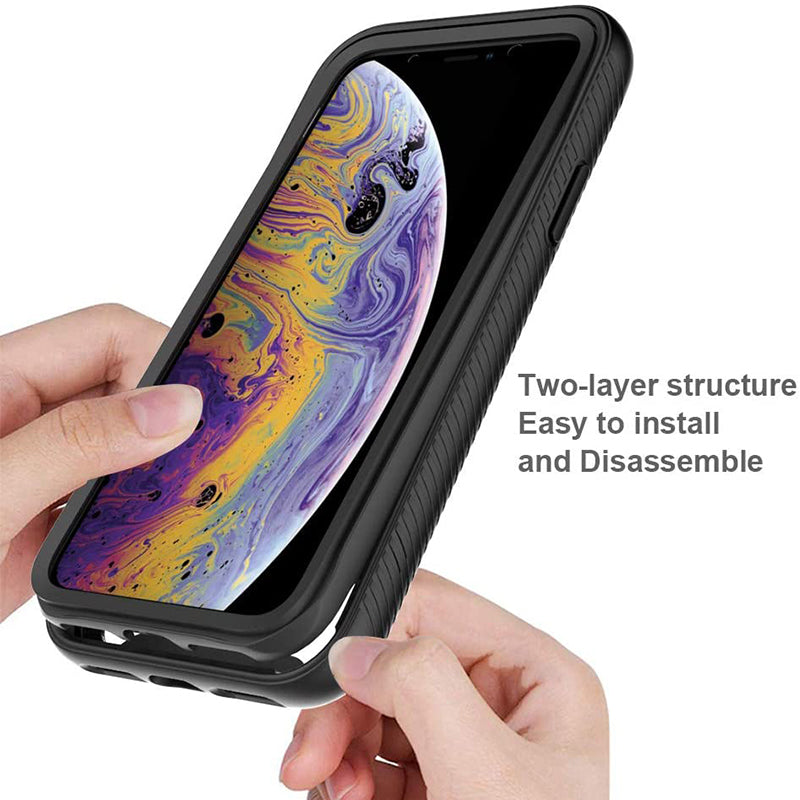 Puzdro pre Apple iPhone SE (2016) / 5 / 5s, Techsuit, Defense360 Pro, Čierne