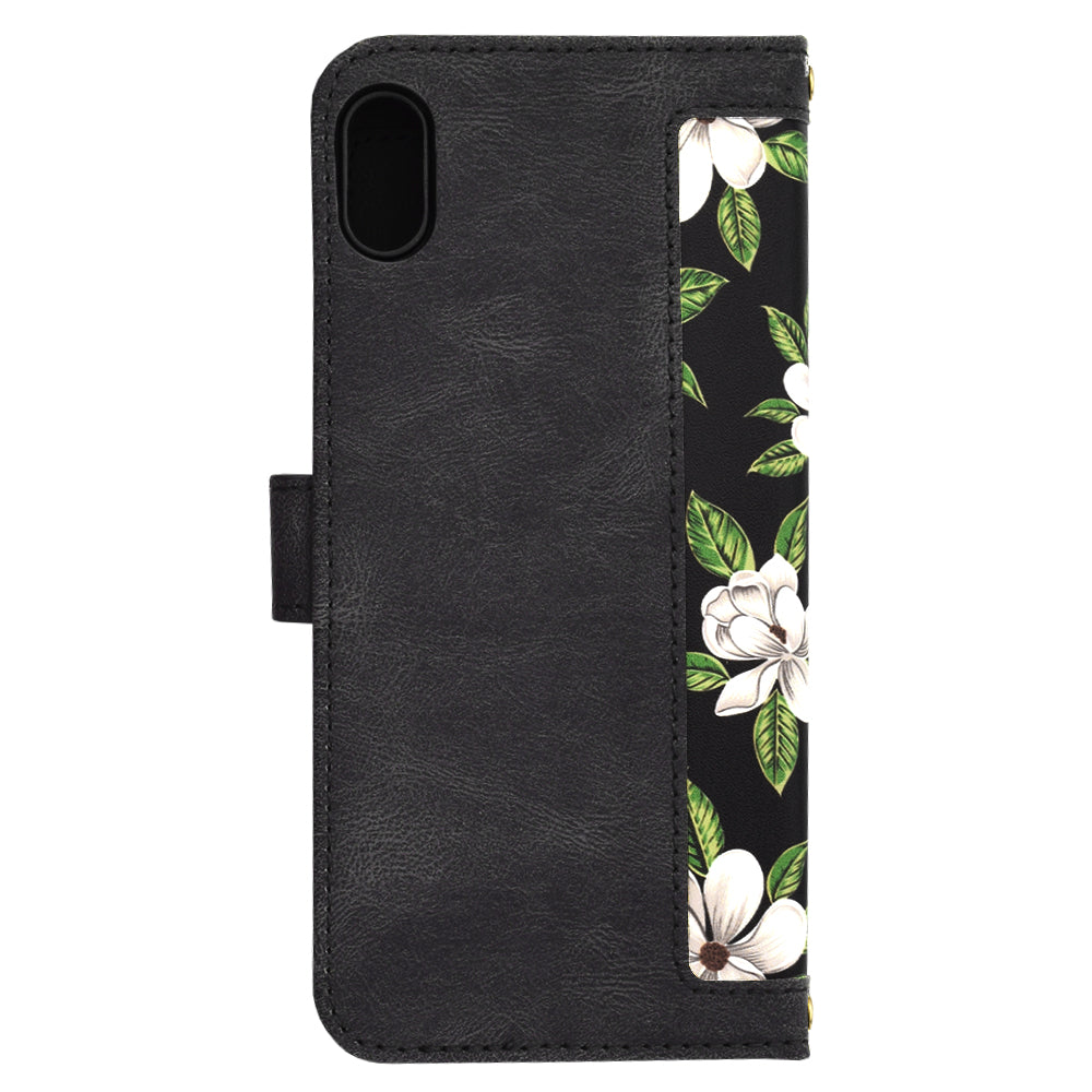 Puzdro pre Apple iPhone XS Max, Techsuit, FlipCraft, Čierne