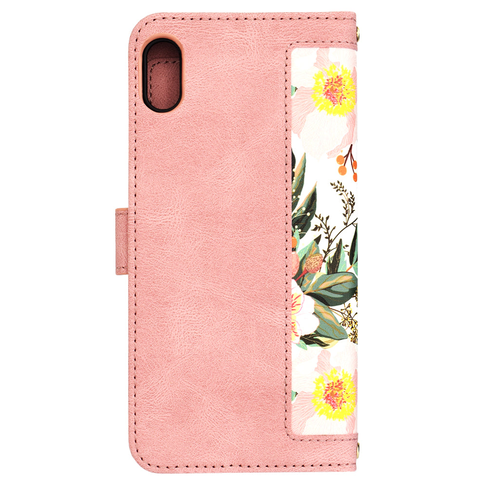 Puzdro pre Apple iPhone XS Max, Techsuit, FlipCraft, Ružové