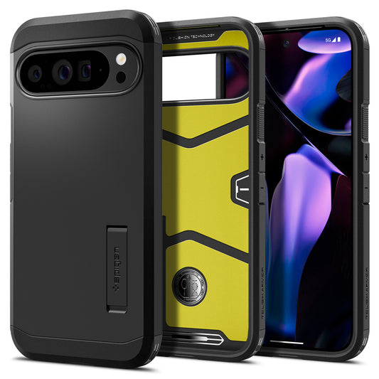 Puzdro pre Google Pixel 9 Pro XL, Spigen, Tough Armour, čierne ACS07726
