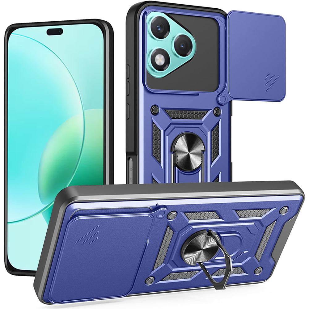Puzdro pre Honor 400 Lite, Techsuit, CamShield, Modré