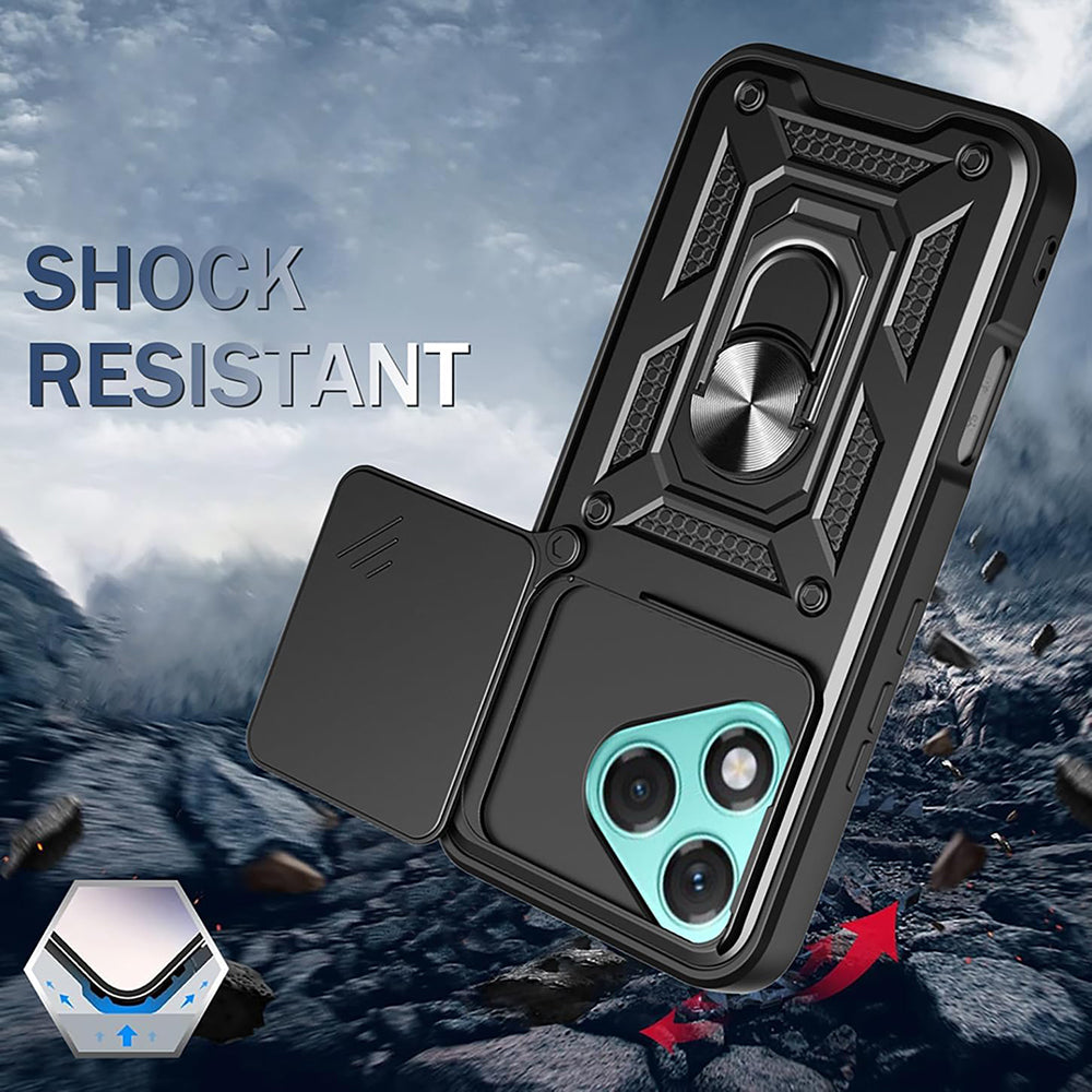 Puzdro pre Honor 400 Lite, Techsuit, CamShield, Modré