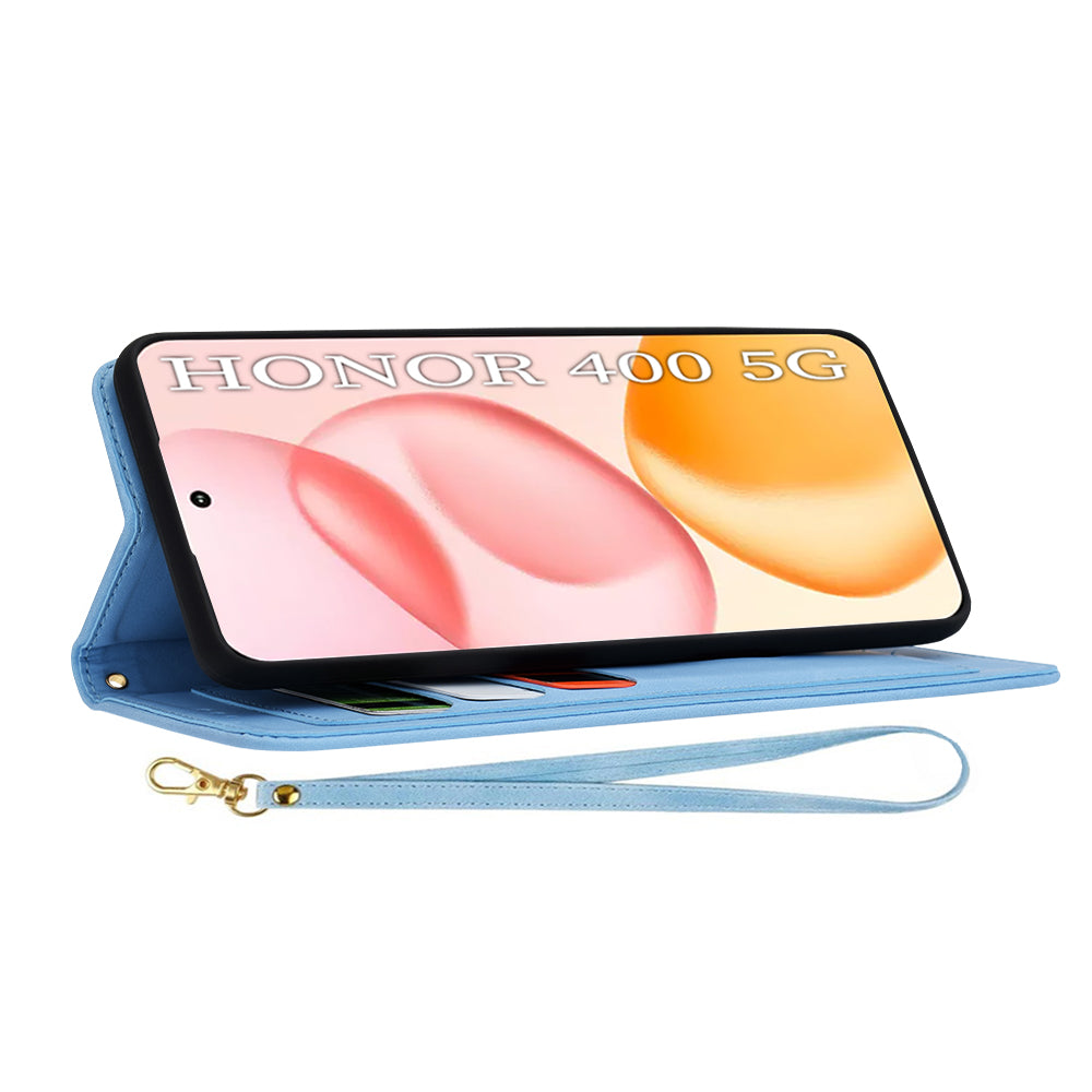 Puzdro na Honor 400, Techsuit, FlipCraft, Modrá