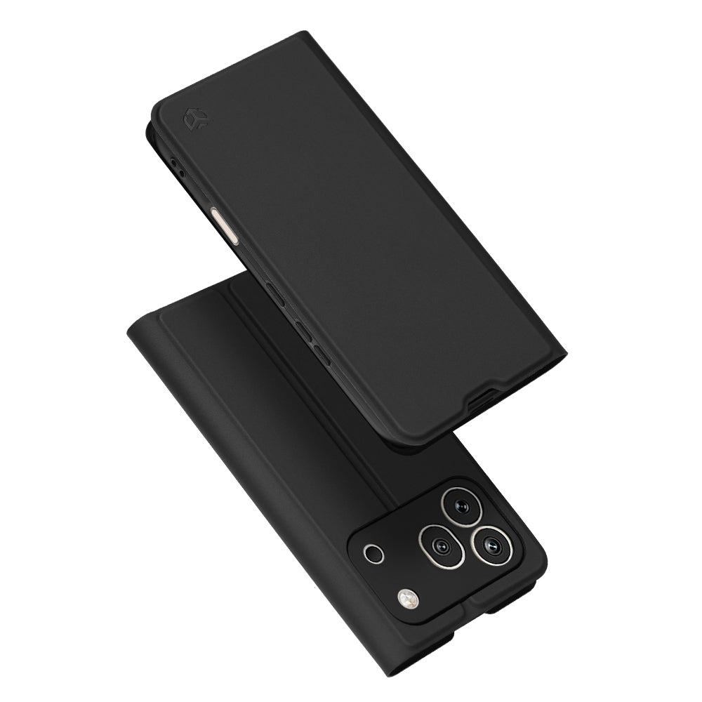 Obal na Honor 600 Pro, Techsuit, Magskin Book, čierny