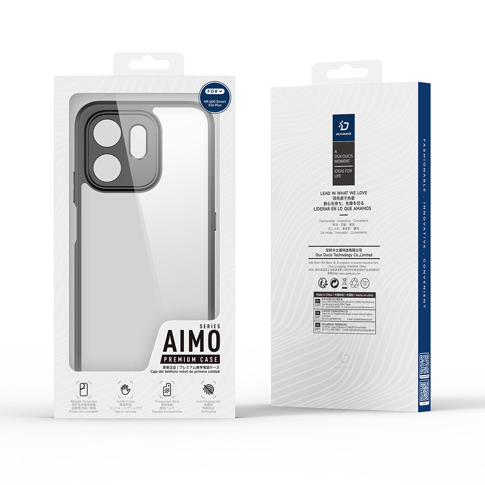 Puzdro na Honor 600 Smart, DUX DUCIS, Aimo, čierne