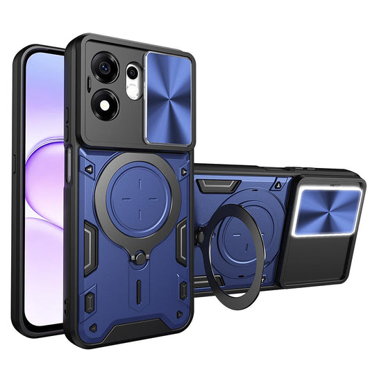 Puzdro pre Honor 600 Smart, Techsuit, CamGuard Pro, Modré
