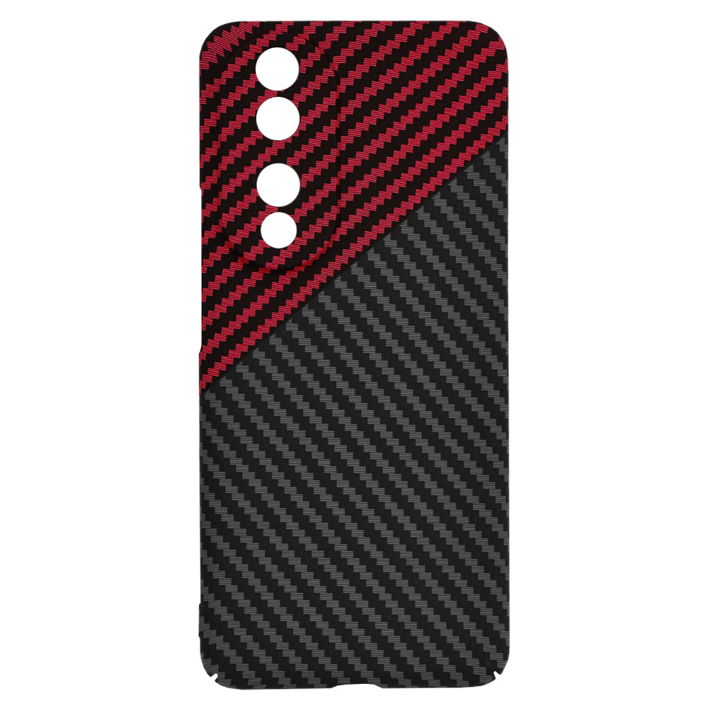 Puzdro pre Honor 90, Techsuit, Carbonite FiberShell, Čierna Červená