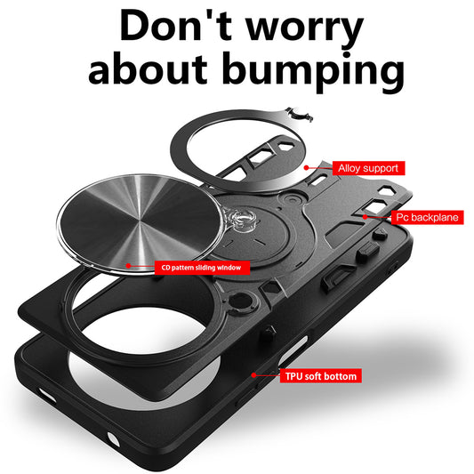 Puzdro pre Honor Magic8 Lite, Techsuit, CamGuard Pro, Fialové