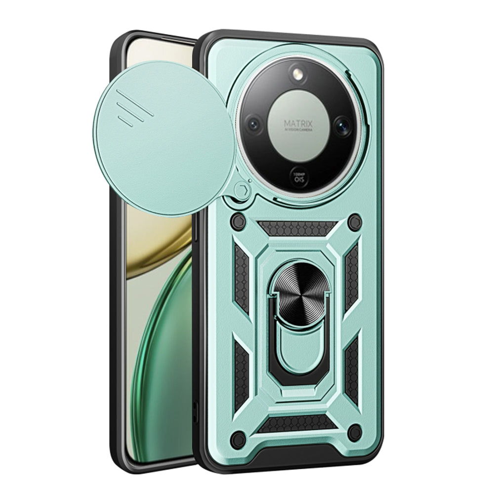 Puzdro pre Honor Magic8 Lite, Techsuit, CamShield, Zelené