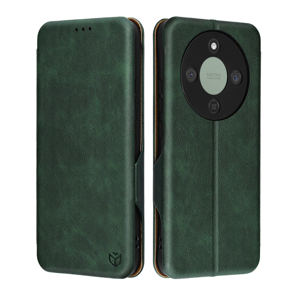 Puzdro pre Honor Magic8 Lite, Techsuit, Safe Wallet Plus, Zelená