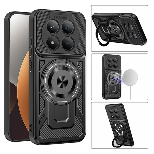 Puzdro pre Honor Magic8 Pro, Techsuit, RuggedCam, Čierne
