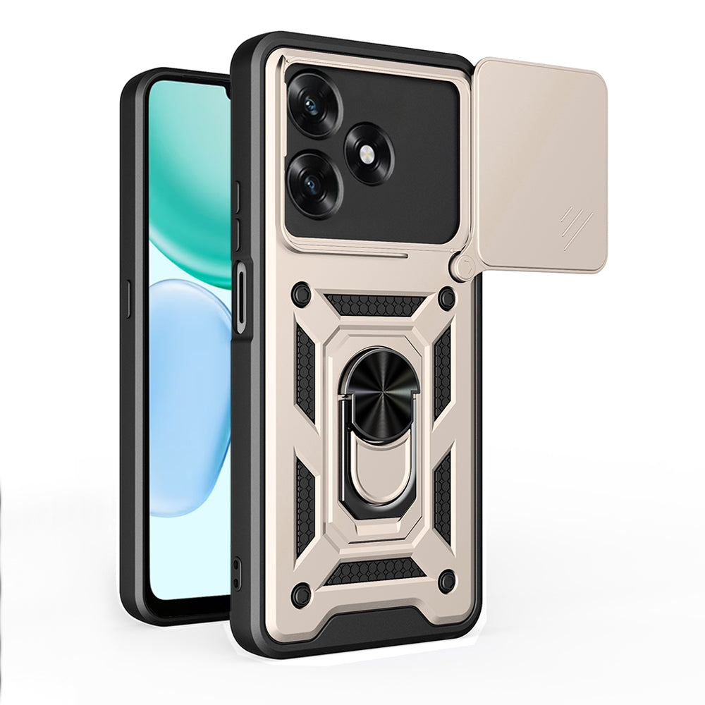 Puzdro pre Honor X5c Plus, Techsuit, CamShield, Zlaté
