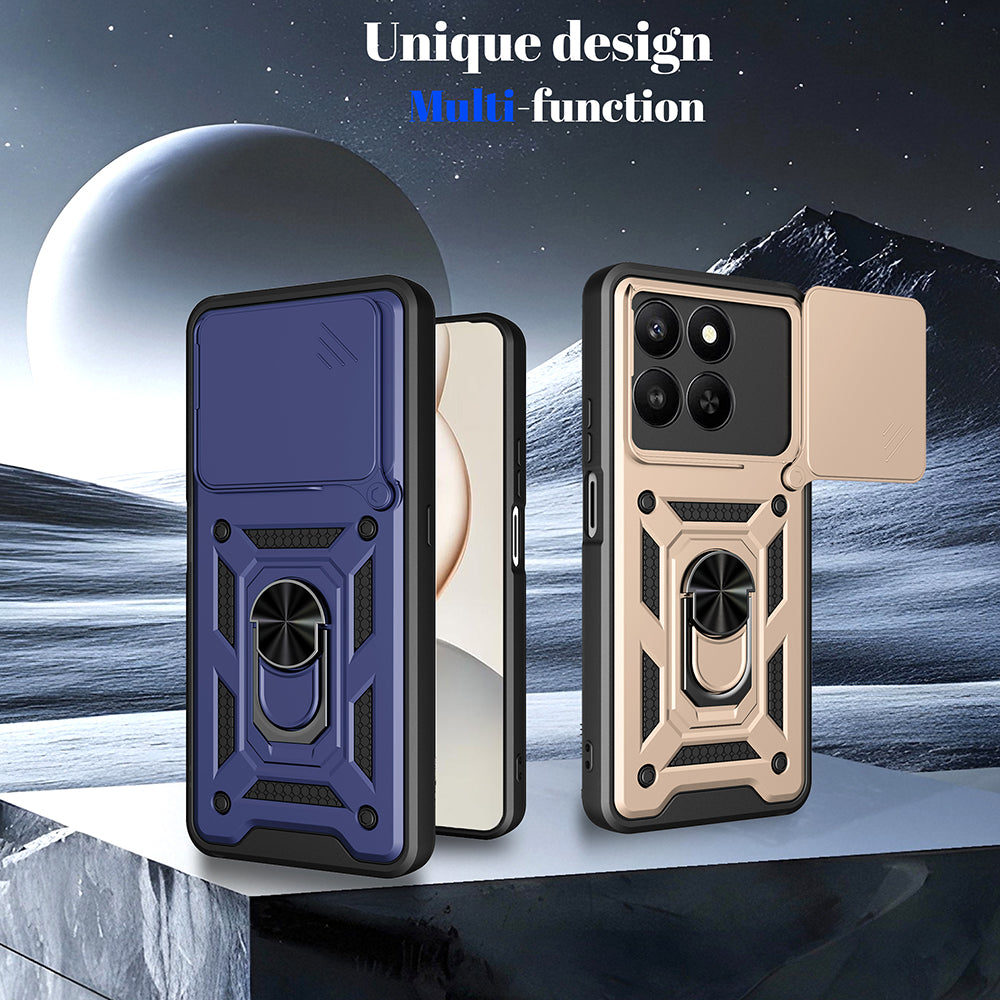 Puzdro pre Honor X5c Plus, Techsuit, CamShield, Zlaté
