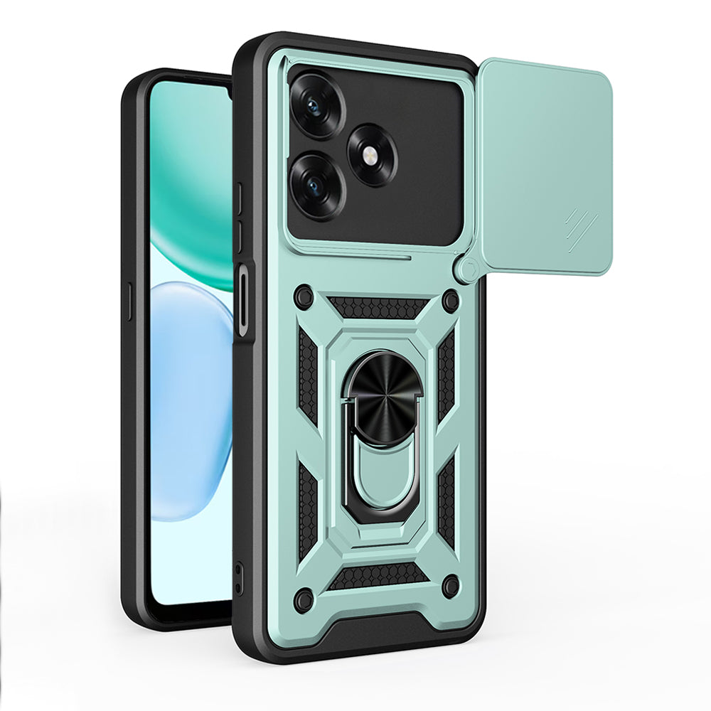 Puzdro pre Honor X5c Plus, Techsuit, CamShield, Zelené.