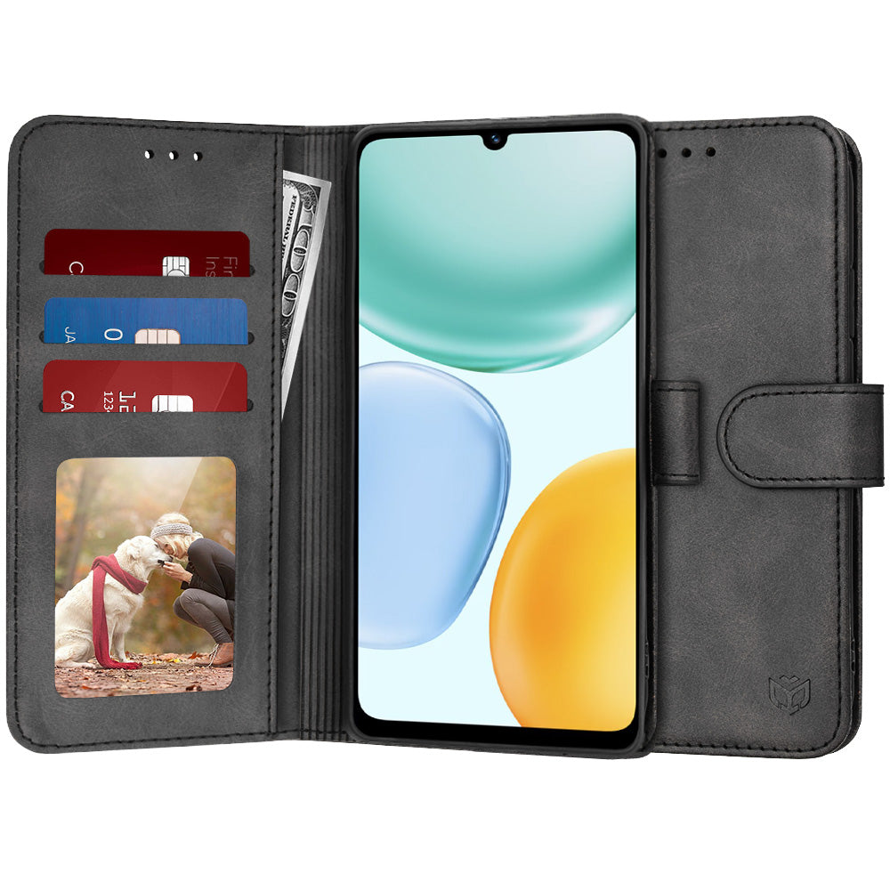 Puzdro pre Honor X5c Plus, Techsuit, Diary Book, Čierne