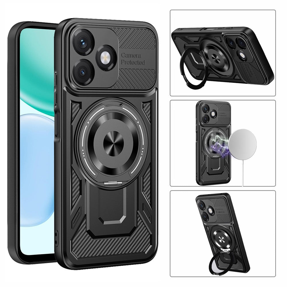 Puzdro pre Honor X5c Plus, Techsuit, RuggedCam, Čierne
