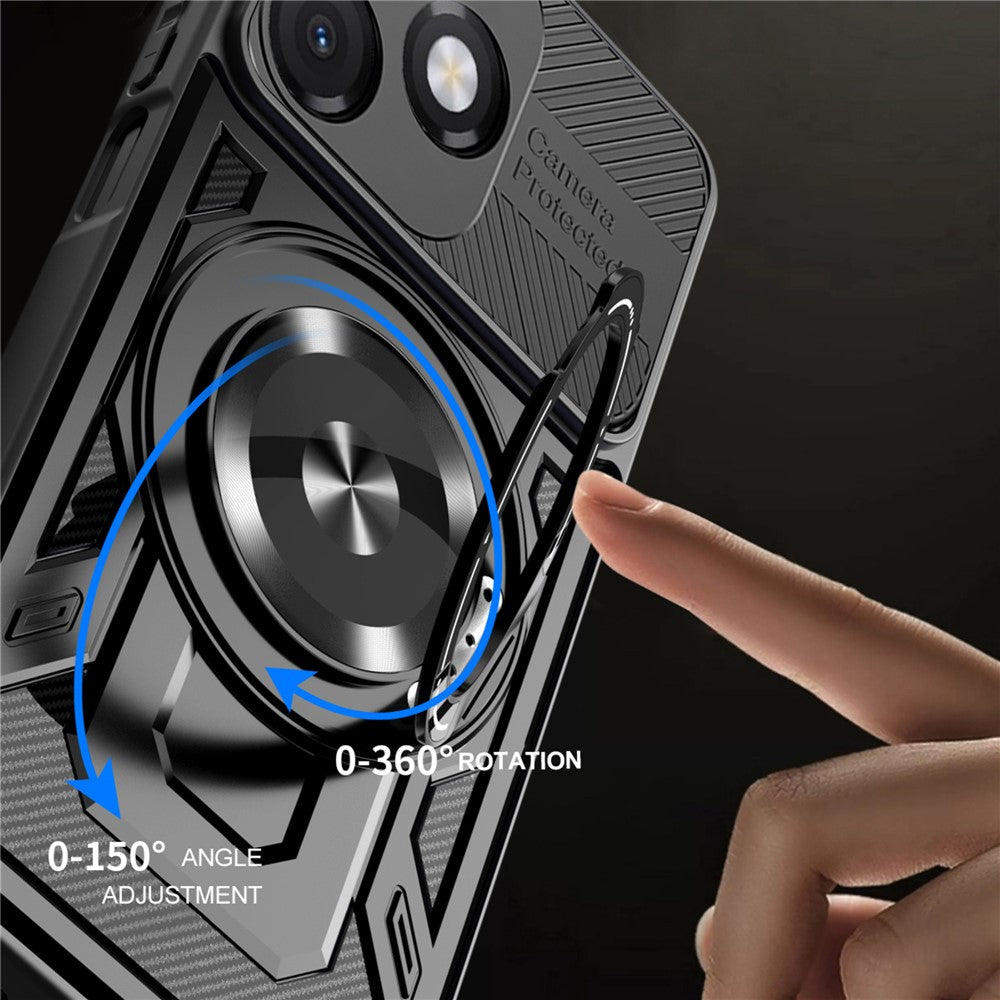 Puzdro pre Honor X5c Plus, Techsuit, RuggedCam, Čierne