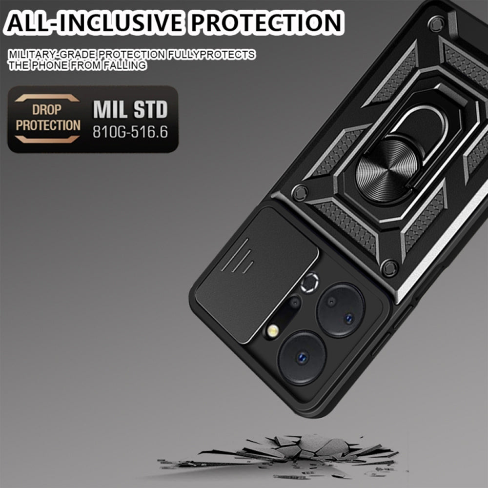 Puzdro pre Honor X7a, Techsuit, CamShield, Modrá